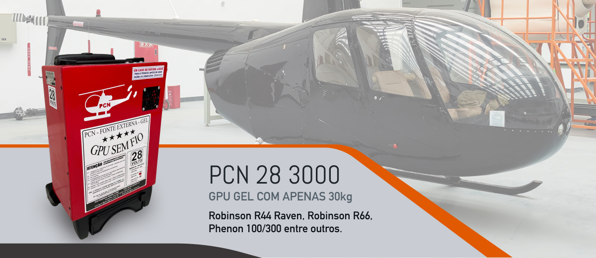 PCN 28 3000 - Aux. de partida para helicóptero todos os portes.